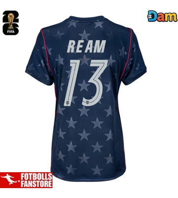 Förenta stater Tim Ream #13 Bortatröja Dam VM 2026 Kortärmad